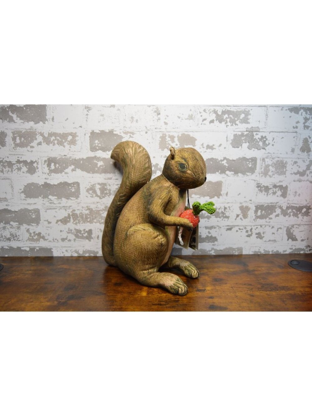 John Derian Squirrel Decorative Pillow 12" Cotton/Polyester